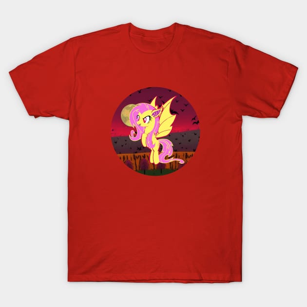 Fan Art Flutterbat Illustration - Fluttershy T-Shirt by CatsandBats